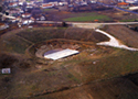 Aerial photography of the hellenistic theatre of Dion