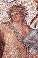 Part of the mosaic floor from the Dionysos villa at Dion with represantation of the god Dionysos
