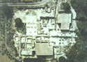 Aerial photography of the minoan villa at Vathypetro