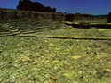 The " theatral area" at the west section of the palace at Phaistos