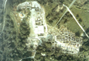 Aerial photography of the royal villa at Agia Triada