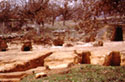 View of the late minoan necropolis at Armenoi