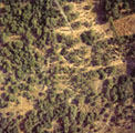 Aerial photography of the necropolis at Armenoi