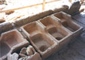 View in the workshops at Phalasarna