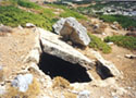 View in a cistern at ancient Phalasarna