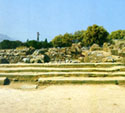 Broad flight of steps, possibly used as a theatral area, located to the SW of the central court of the Malia palace