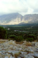 Panoramic view of the area from the hill where is located the minoan settlement of Vasiliki