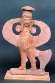 Front view of the figurine