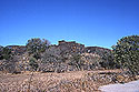 View of the wall from the road