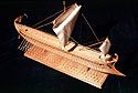 Model of an ancient greek trireme