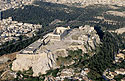 Aerial photo of Acropolis rock