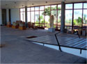 Museum's entrance and front courtyard