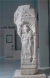 Pedestal of a column with relief personifications of cities