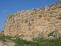 The north end of the fortification wall of the Lower Citadel