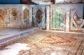 Triclinium of a house